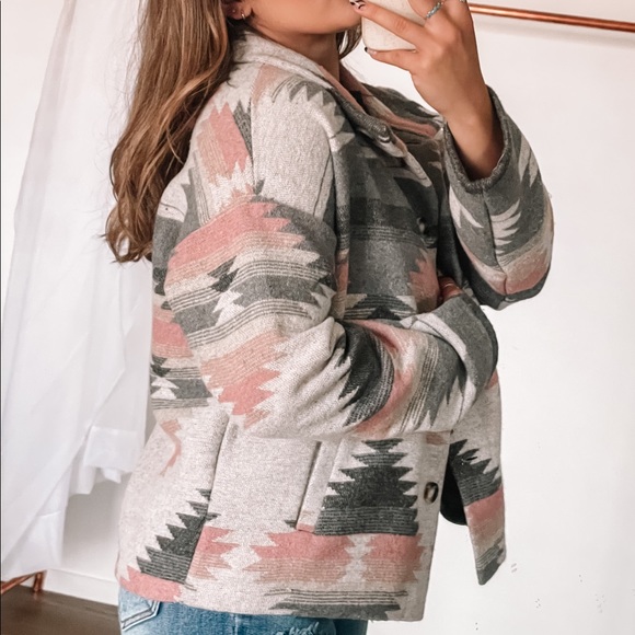 Boho Western Aztec Jacket - Picture 3 of 3